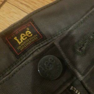 Lee Olive Washed Chino Pants 30/30
